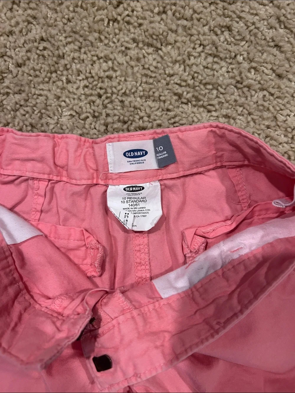 Old Navy Pink Women's Chino Shorts